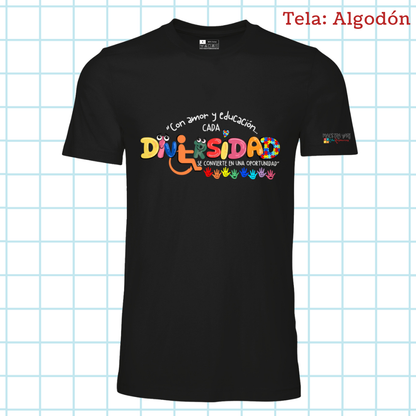 T- Shirt Con Amor y Educación