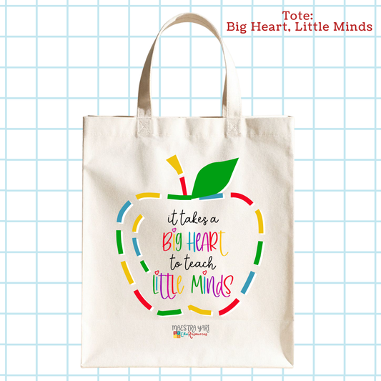 Tote Bag | Big Heart, Little Minds