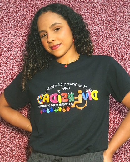 T- Shirt Con Amor y Educación